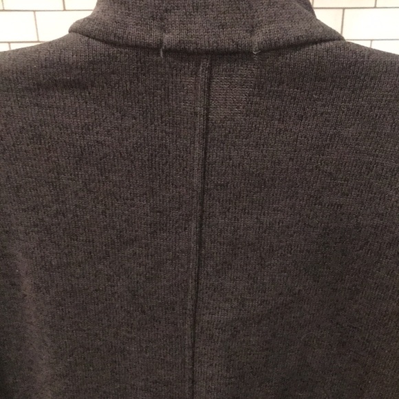 Lands End Coat Jacket Womens Large Charcoal Gray Casual Classic Coat - Picture 3 of 10